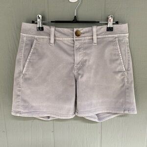 American Eagle Outfitters High Stretch Gray Shorts 4 AE AEO